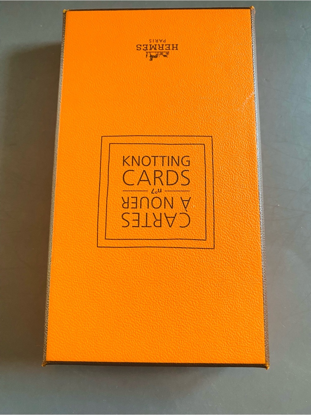 🛍️Hermes Authentic Cartes a Nouer / Knotting Cards NWT Scarf/Twilly - Picture 4 of 12